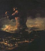 Francisco de Goya El Gigante (mk45) Sweden oil painting artist